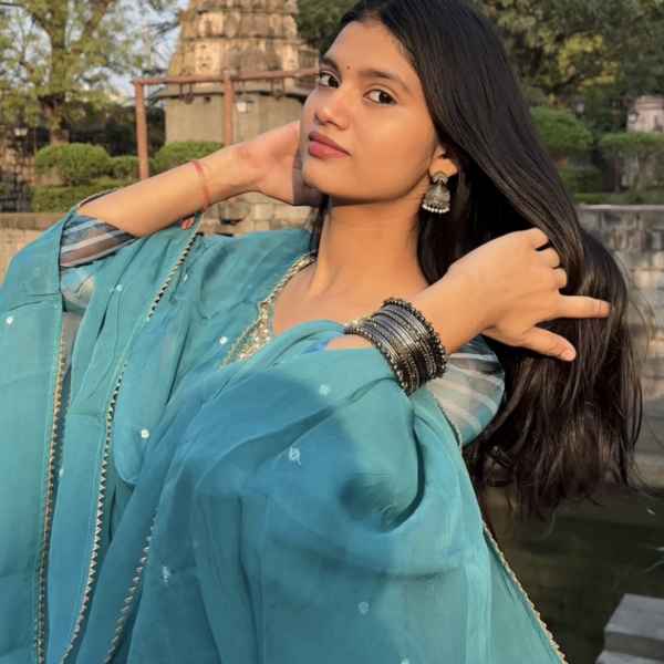 IMG_1569 Pure Organza Leheria Straight Suit Set