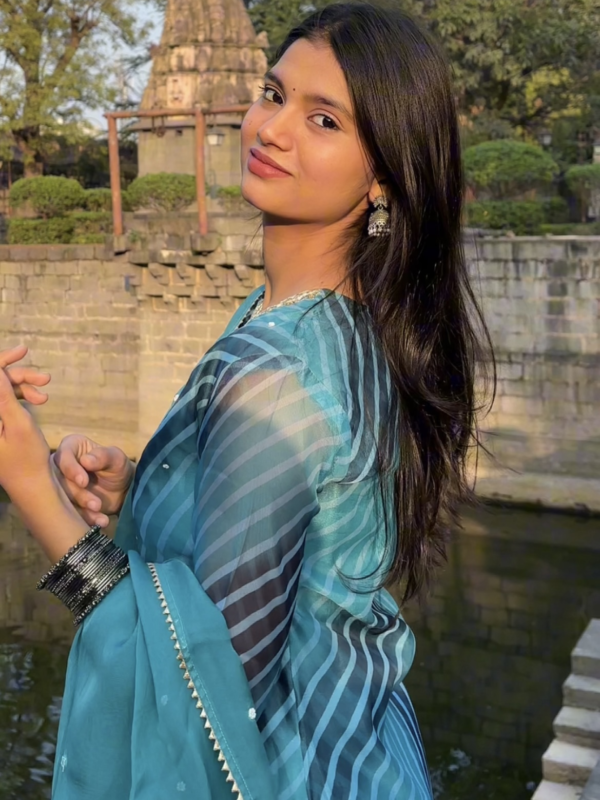 IMG_1570 Pure Organza Leheria Straight Suit Set