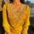 V Neck Embroidered Straight Suit Set