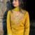V Neck Embroidered Straight Suit Set