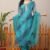 23 Jan- Maxkeystudio25678 Blue Organza Leheria Straight Suit Set