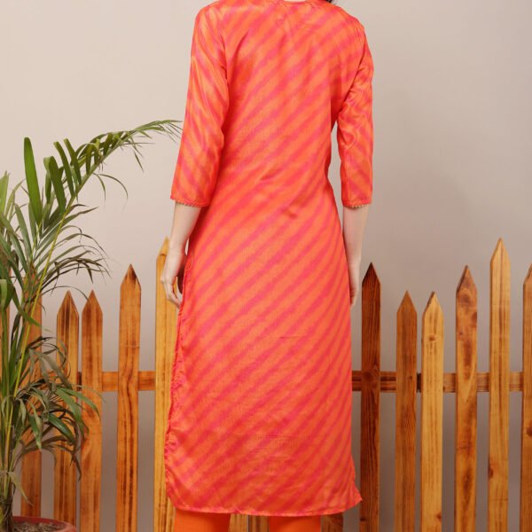 23 Jan- Maxkeystudio25886 Orange Leheria Gota patti Straight Suit Set
