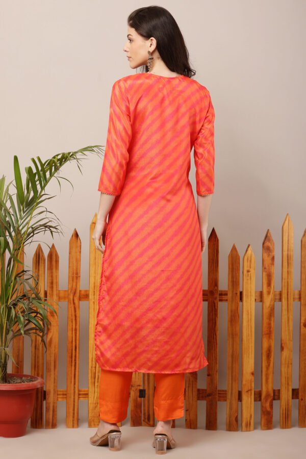 23 Jan- Maxkeystudio25886 Orange Leheria Gota patti Straight Suit Set