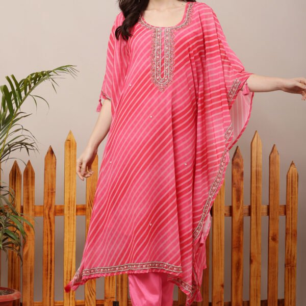 23 Jan- Maxkeystudio25966 Pink Leheria Kaftan Suit Set