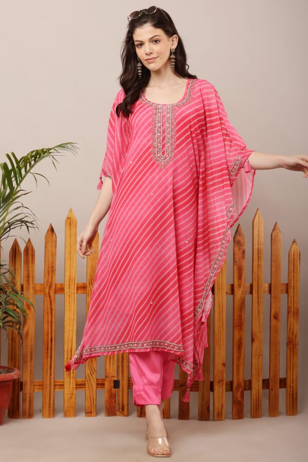 23 Jan- Maxkeystudio25966 Pink Leheria Kaftan Suit Set