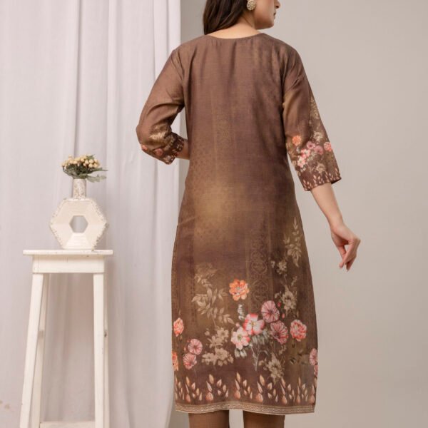 Mud Garden Schiffli Cotton Straight Suit Set