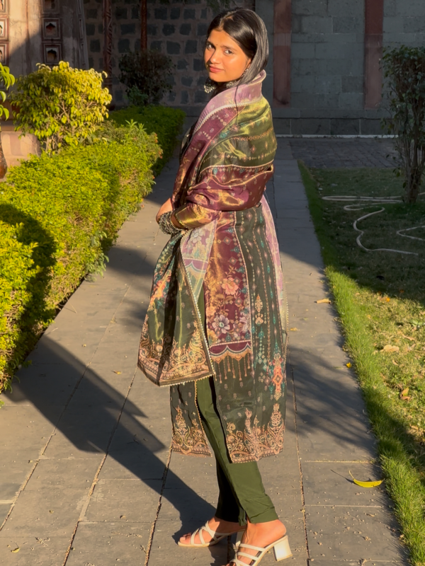 IMG_5740 Pakistani Luxe Green Straight Suit Set