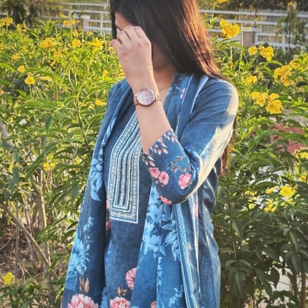 IMG_6551 Indigo Garden Schiffli Cotton Straight Suit Set