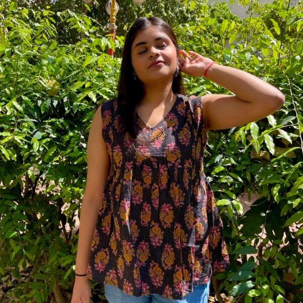 IMG_6980 Poppy Black Peplum Top