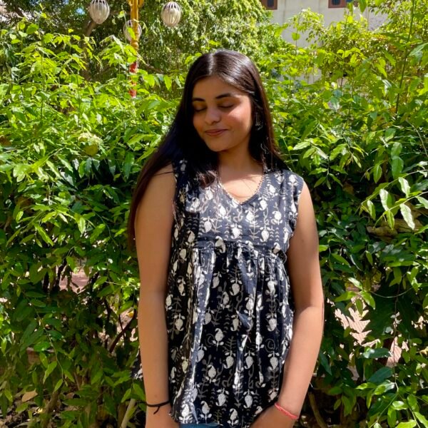 IMG_7170 Boota Black Peplum Top