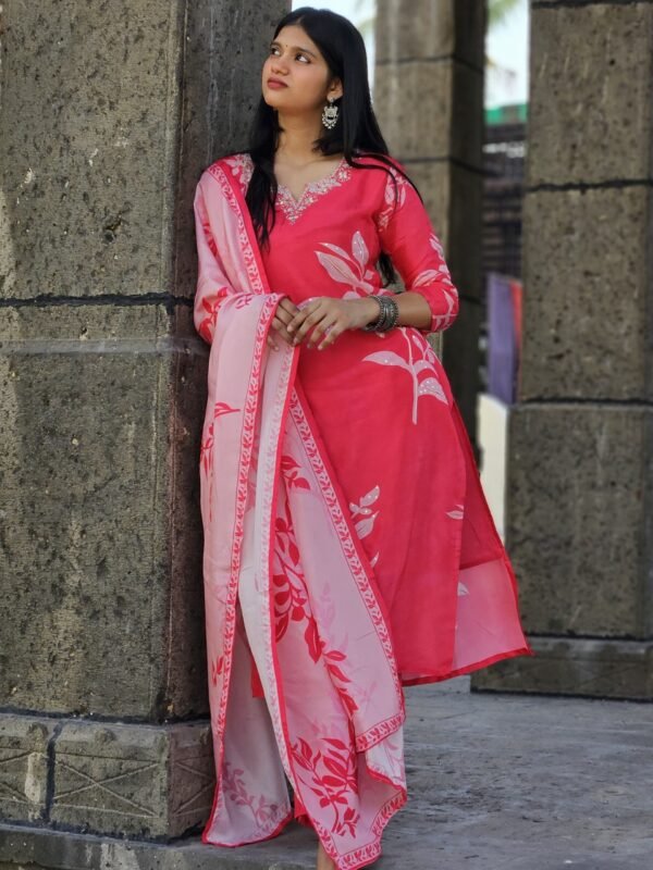 IMG_8392 Blush Petal Raw Silk Embroidered Suit Set