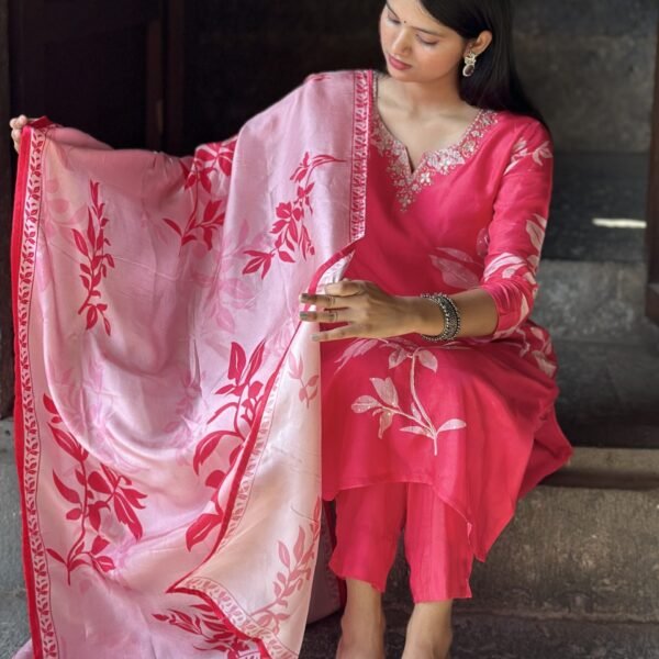 IMG_8994 Blush Petal Raw Silk Embroidered Suit Set