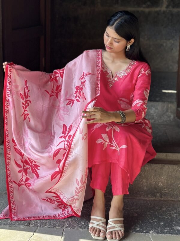 IMG_8994 Blush Petal Raw Silk Embroidered Suit Set