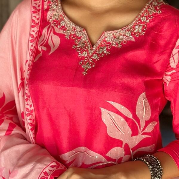 IMG_9009 Blush Petal Raw Silk Embroidered Suit Set