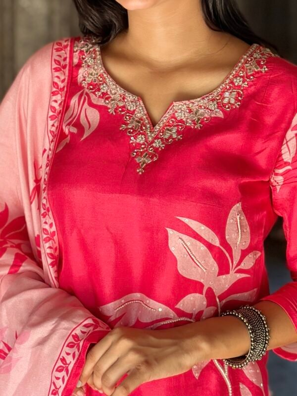 IMG_9009 Blush Petal Raw Silk Embroidered Suit Set