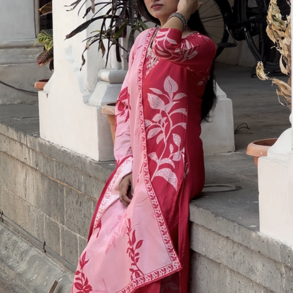 IMG_9044 Blush Petal Raw Silk Embroidered Suit Set