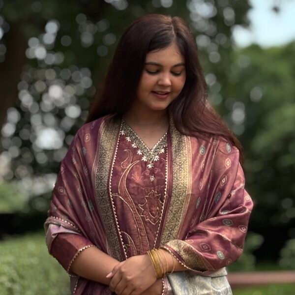Tissue Shimmer Pakistani Suit Set