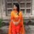 Sun-Kissed Flame Embroidered Suit Set