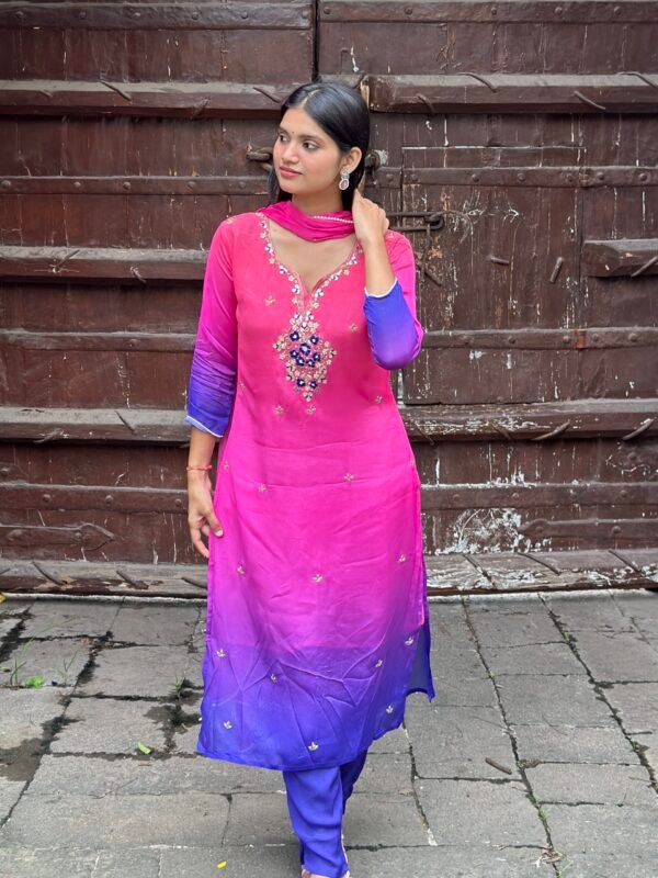 IMG_4655 Dusky Orchid Embroidered Suit Set