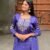 Purple Pure Gajji Silk Embroidered Suit Set
