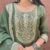 Olive Green Pure Banarasi Raw Silk Embroidered Suit Set