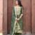 Olive Green Pure Banarasi Raw Silk Embroidered Suit Set