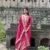 Olive Green Pure Banarasi Raw Silk Embroidered Suit Set