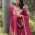 Olive Green Pure Banarasi Raw Silk Embroidered Suit Set