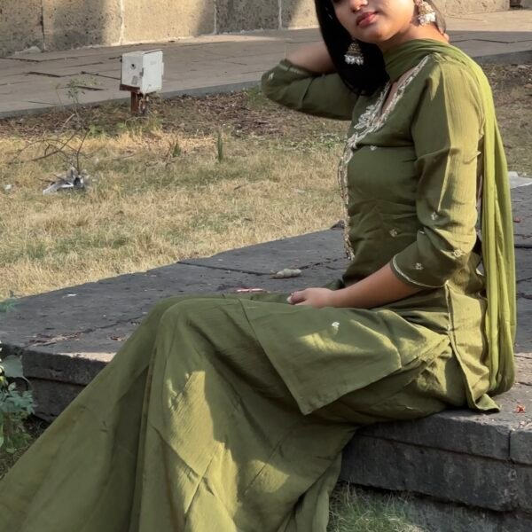 Screenshot Gazal Embroidered Sharara Suit Set