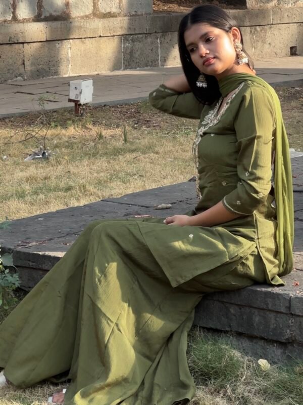 Screenshot Gazal Embroidered Sharara Suit Set