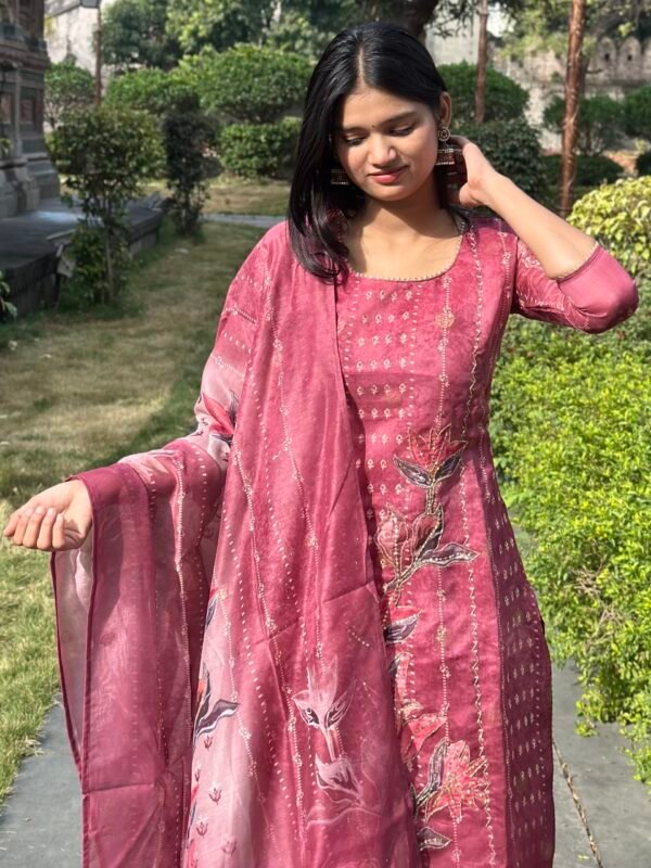 IMG_6784 Kashish Chanderi Jacquard Pakistani Suit