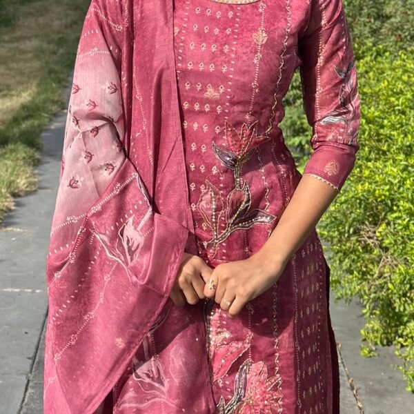 IMG_6785 Kashish Chanderi Jacquard Pakistani Suit