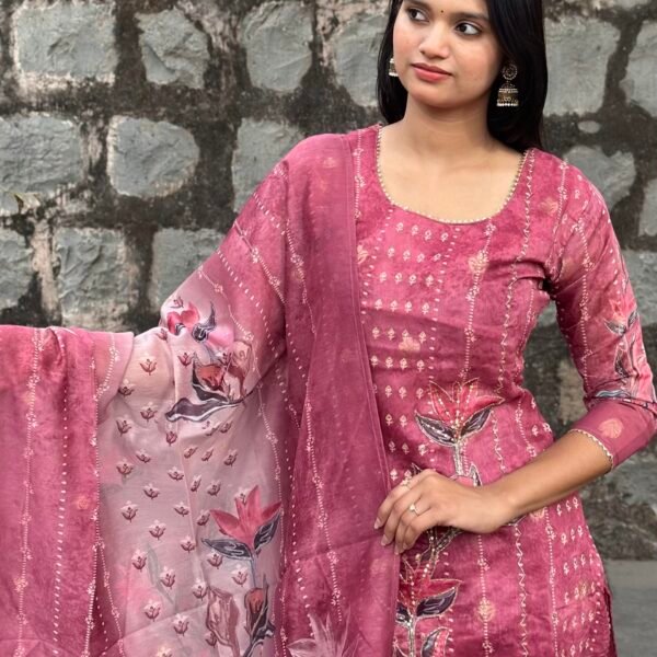 IMG_6788 Kashish Chanderi Jacquard Pakistani Suit