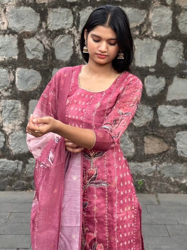 IMG_6789 Kashish Chanderi Jacquard Pakistani Suit