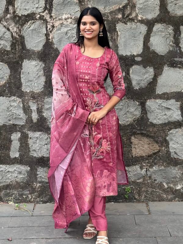 IMG_6791 Kashish Chanderi Jacquard Pakistani Suit