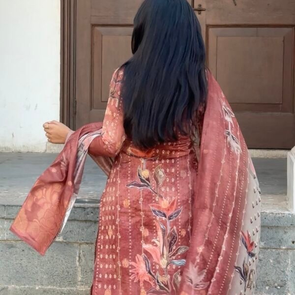 Screenshot Ibadat Chanderi Jacquard Pakistani Suit