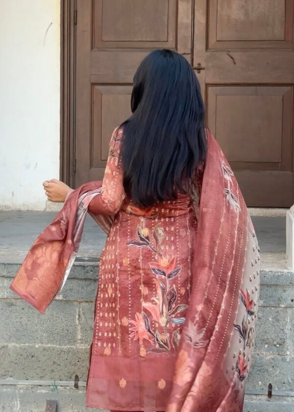 Screenshot Ibadat Chanderi Jacquard Pakistani Suit