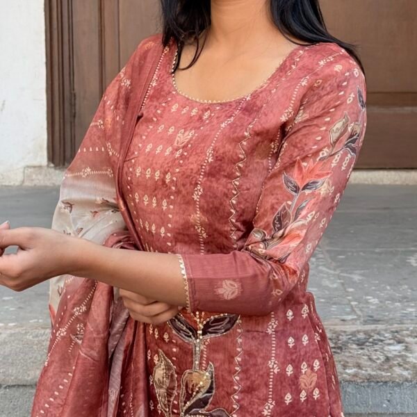 IMG_7188 Ibadat Chanderi Jacquard Pakistani Suit
