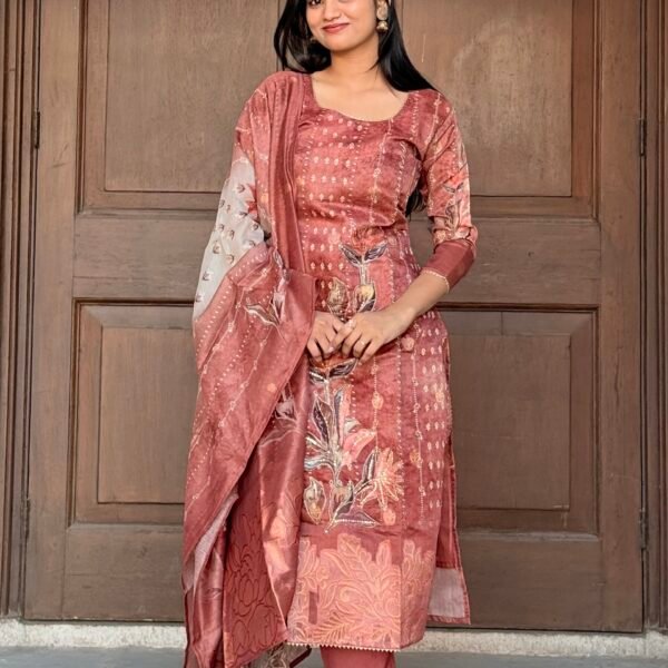IMG_7189 Ibadat Chanderi Jacquard Pakistani Suit
