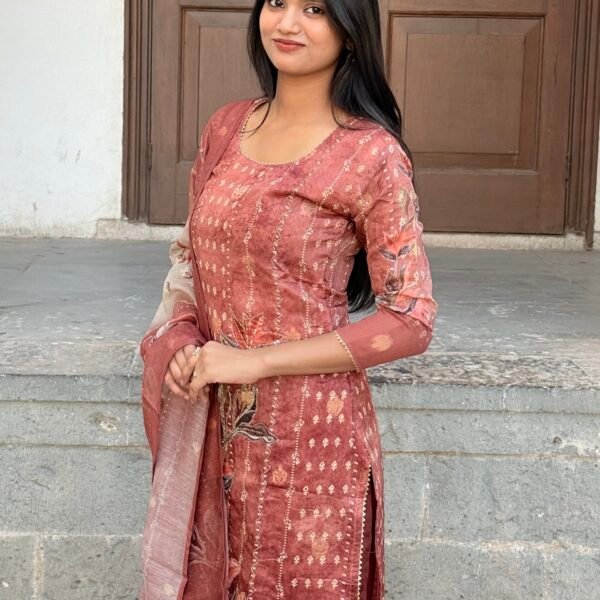 IMG_7192 Ibadat Chanderi Jacquard Pakistani Suit
