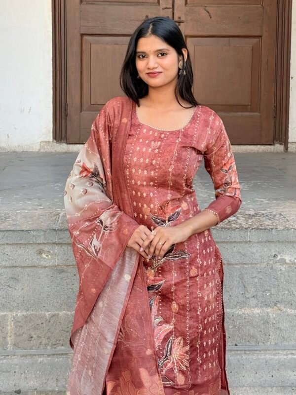 IMG_7198 Ibadat Chanderi Jacquard Pakistani Suit