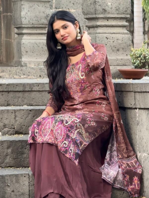 Screenshot Iniya Embroidered Pakistani Sharara Suit Set