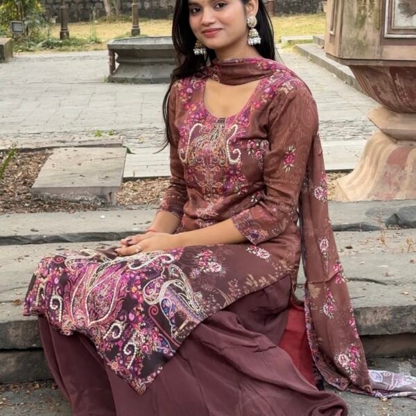 Screenshot Iniya Embroidered Pakistani Sharara Suit Set