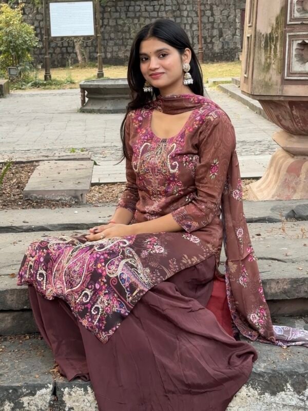 Screenshot Iniya Embroidered Pakistani Sharara Suit Set