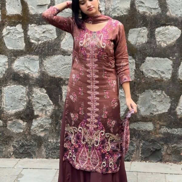 Screenshot Iniya Embroidered Pakistani Sharara Suit Set