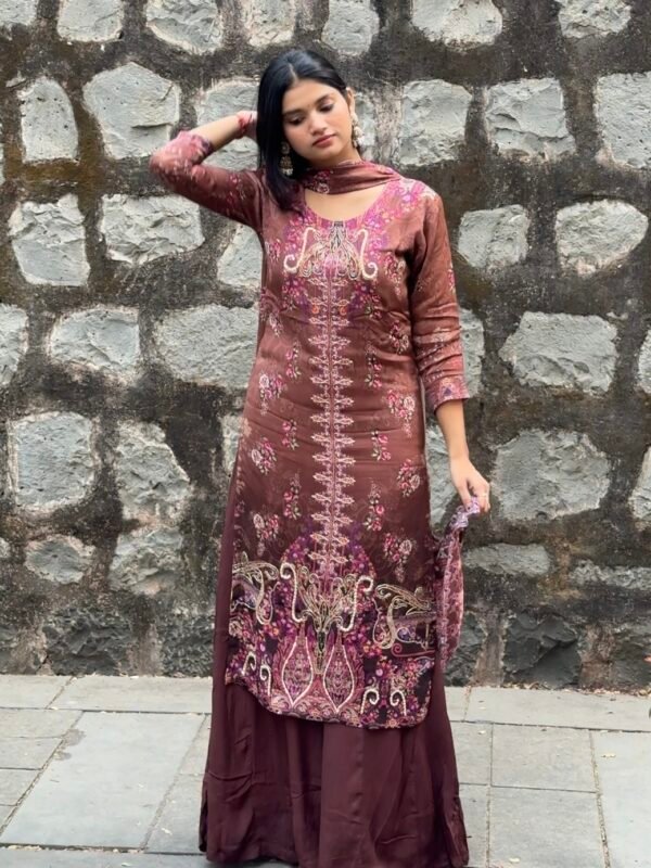 Screenshot Iniya Embroidered Pakistani Sharara Suit Set