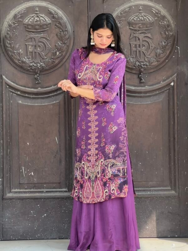 Screenshot Iniya Embroidered Pakistani Sharara Suit Set