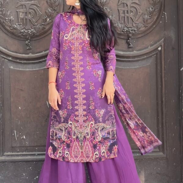 Screenshot Iniya Embroidered Pakistani Sharara Suit Set