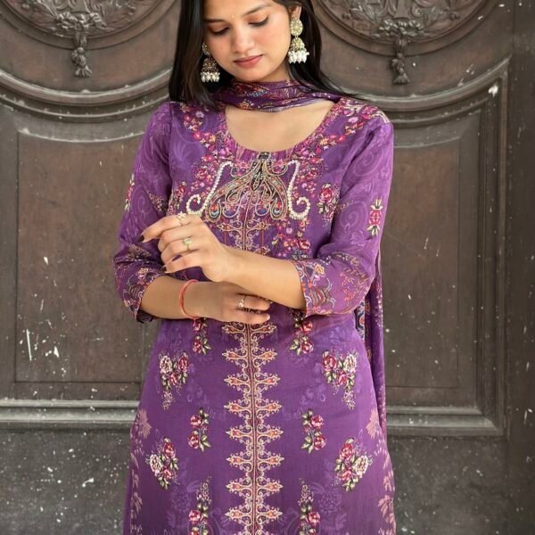 Noorani Embroidered Pakistani Sharara Suit