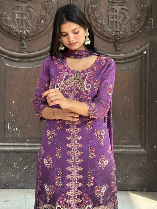 Noorani Embroidered Pakistani Sharara Suit